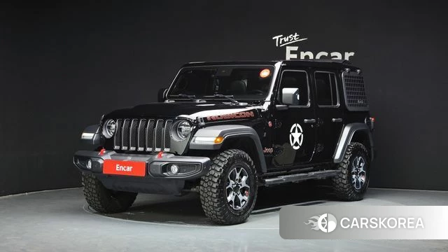 Jeep Wrangler (JL) 2021 Черный из Кореи