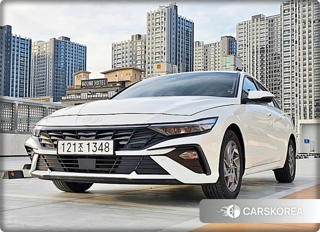 Hyundai The New Avante (CN7) 2024 Белый из Кореи