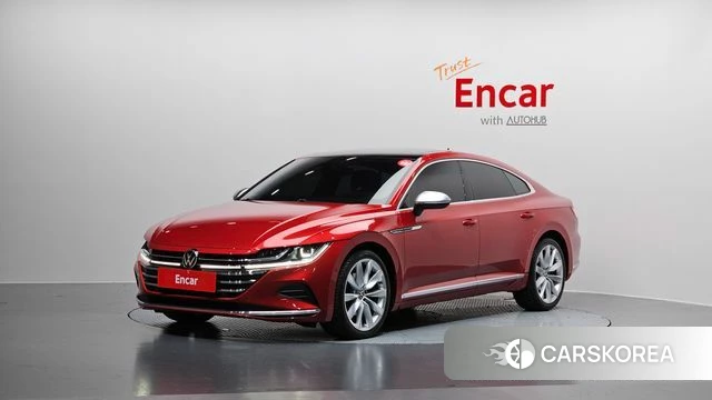 Volkswagen Arteon 2022 Красный из Кореи