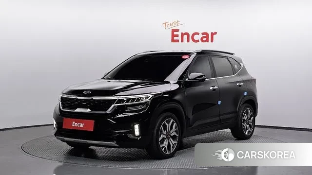 Kia Seltos 2020 Черный из Кореи