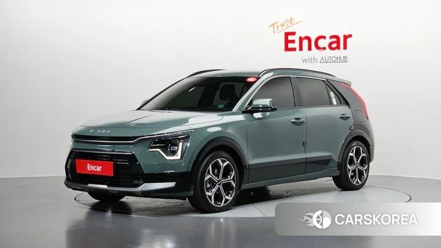 Kia Di Ol Nu Niro 2024 Зеленый из Кореи