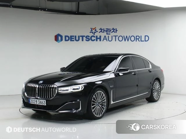 BMW 7 Series (G11) 2022 Черный из Кореи