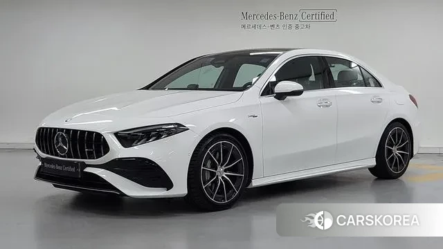 Mercedes-Benz A-Class W177 2024 Белый из Кореи