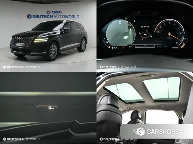 Genesis GV80 2021 Черный из Кореи