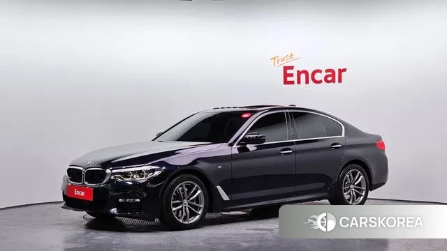 BMW 5 Series (G30) 2018 Синий из Кореи