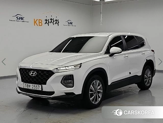 Hyundai Santa Fe TM 2018 Белый из Кореи