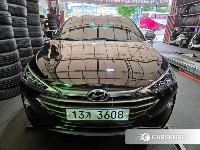 Hyundai Avante AD 2018 Черный из Кореи