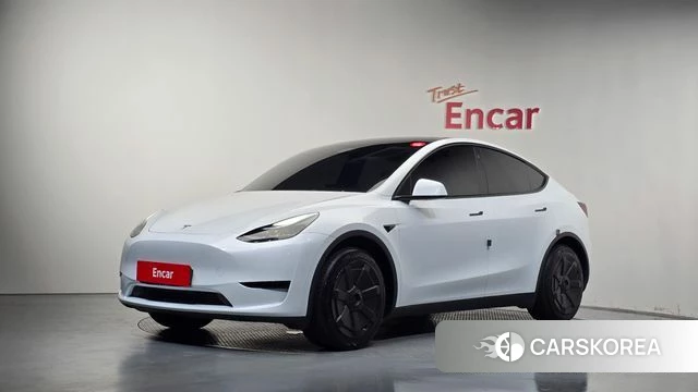 Tesla Model Y 2023 Белый из Кореи