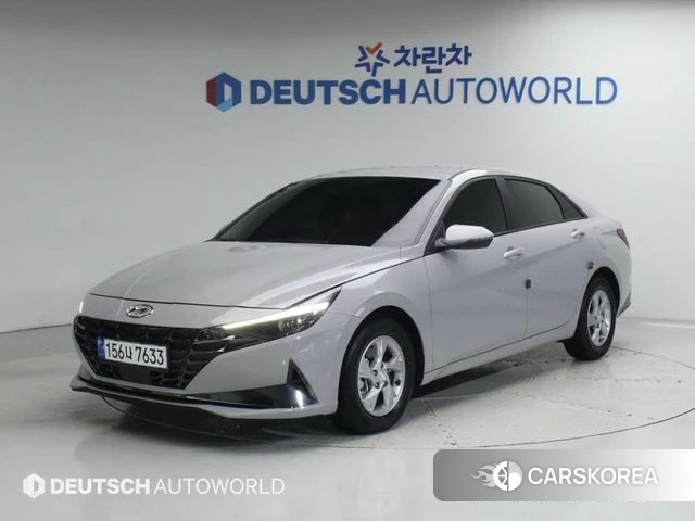 Hyundai Avante (CN7) 2022 Серебристо-серый из Кореи