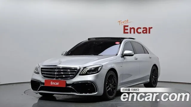 Mercedes-Benz S-Class W222 2018 Серебристо-серый из Кореи