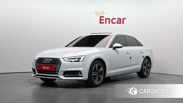 Audi A4 (B9) 2019 Белый из Кореи