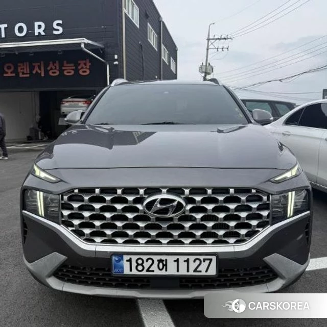 Hyundai The New Santa Fe 2021 Серый из Кореи