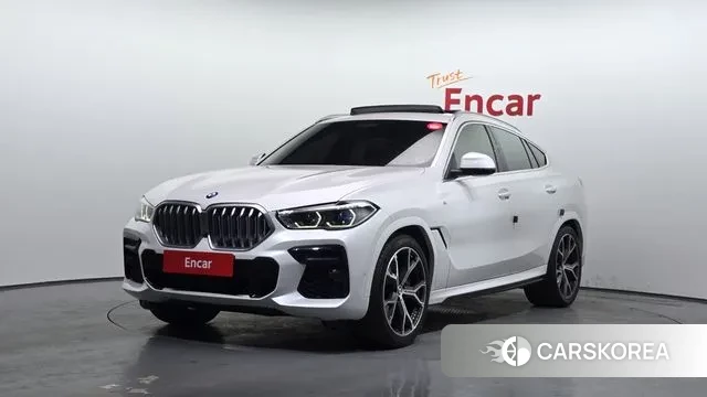 BMW X6 (G06) 2021 Белый из Кореи