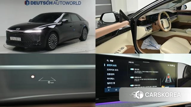 Hyundai Grandeur Hybrid (GN7) 2023 Черный из Кореи