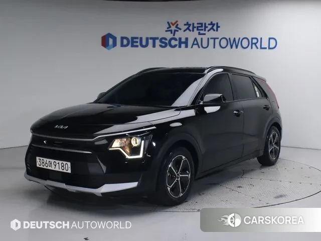 Kia Di Ol Nu Niro 2022 Черный из Кореи