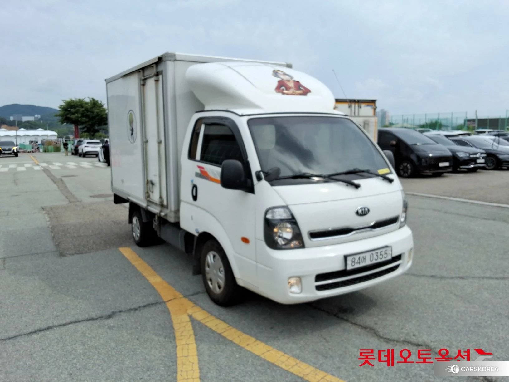 Kia Bongo III Plus Built-in Car 2018 Белый из Кореи