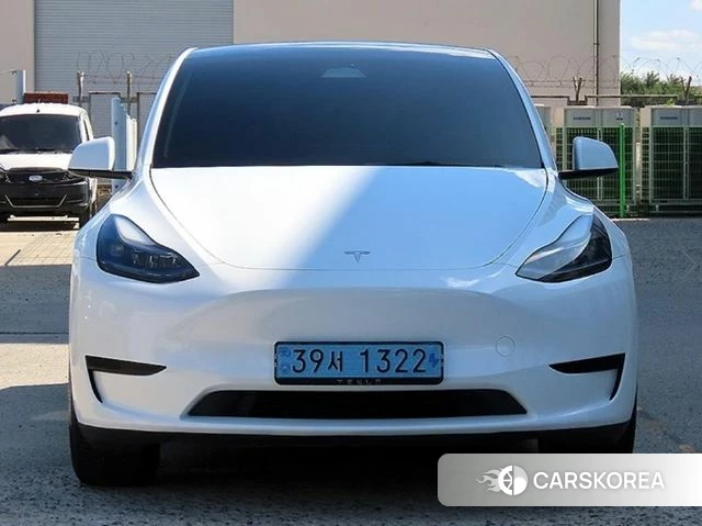 Tesla Model Y 2023 Белый из Кореи