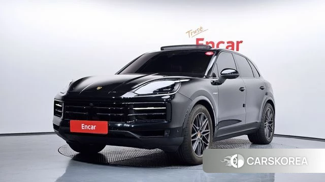 Porsche Cayenne (PO536) 2024 Черный из Кореи