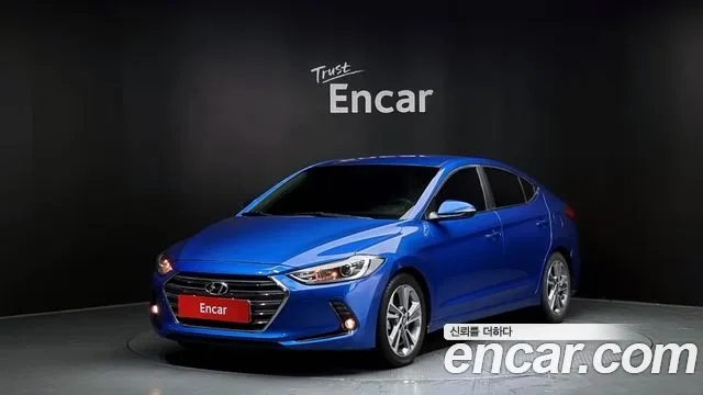 Hyundai Avante AD 2018 Синий из Кореи