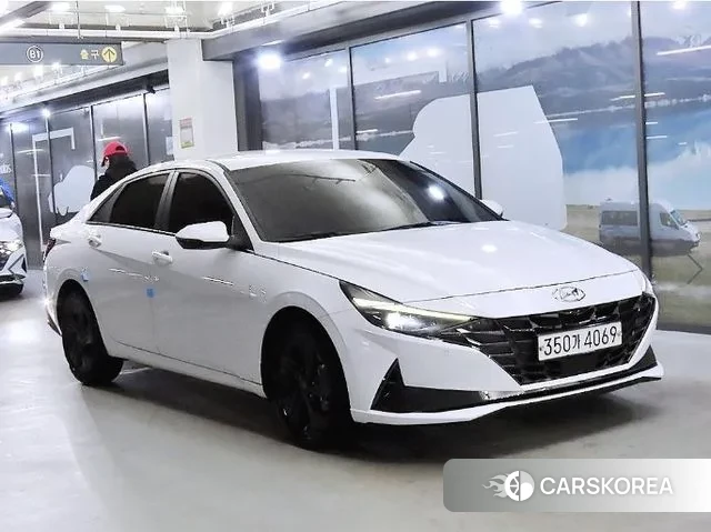 Hyundai Avante (CN7) 2020 Белый из Кореи