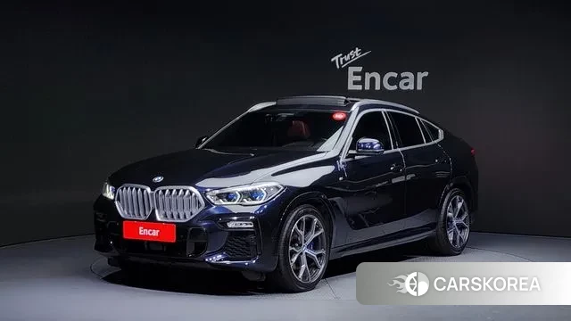 BMW X6 (G06) 2021 Черный из Кореи