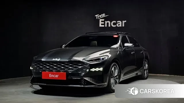 Kia K8 Hybrid 2022 Серый из Кореи