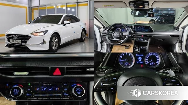 Hyundai Sonata (DN8) 2019 Белый из Кореи