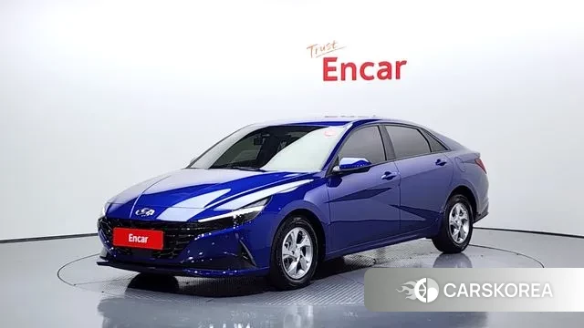 Hyundai Avante (CN7) 2020 Синий из Кореи