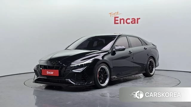 Hyundai Avante (CN7) 2021 Черный из Кореи