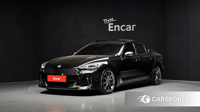 Kia Stinger 2018 Черный из Кореи