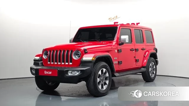 Jeep Wrangler (JL) 2021 Красный из Кореи