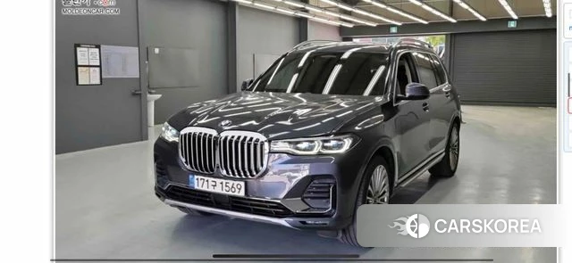 BMW X7 (G07) 2021 Серый из Кореи