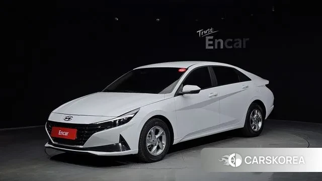 Hyundai Avante (CN7) 2022 Белый из Кореи