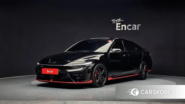 Hyundai The New Avante (CN7) 2025 Черный из Кореи