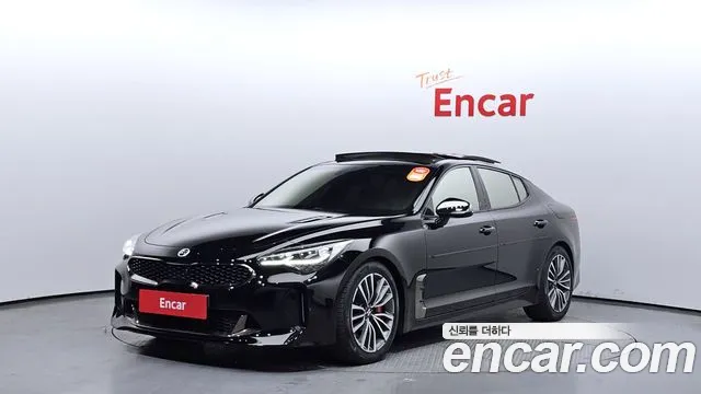 Kia Stinger 2018 Черный из Кореи