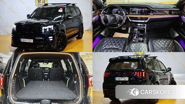 Kia Mohave Master 2021 Черный из Кореи