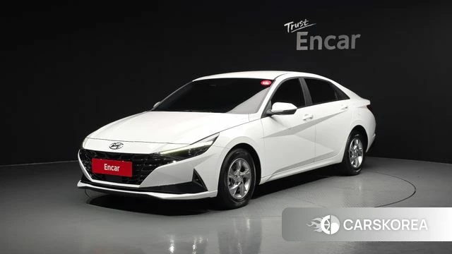 Hyundai Avante (CN7) 2020 Белый из Кореи
