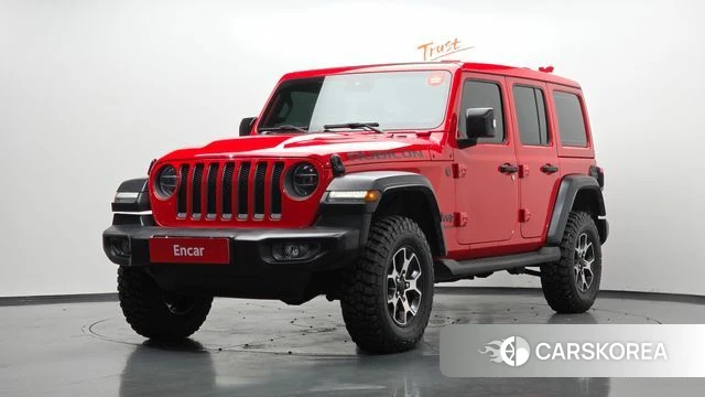 Jeep Wrangler (JL) 2022 Красный из Кореи