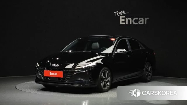 Hyundai Avante (CN7) 2022 Черный из Кореи