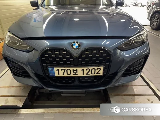 BMW 4 Series (G22) 2021 Синий из Кореи