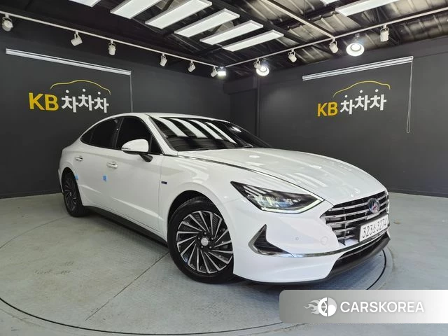 Hyundai Sonata Hybrid (DN8) 2019 Белый из Кореи