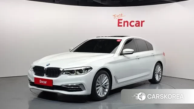 BMW 5 Series (G30) 2018 Белый из Кореи