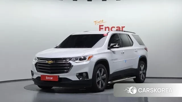Chevrolet (GM Daewoo) Traverse 2020 Белый из Кореи