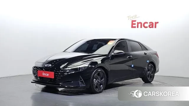 Hyundai Avante Hybrid (CN7) 2021 Черный из Кореи