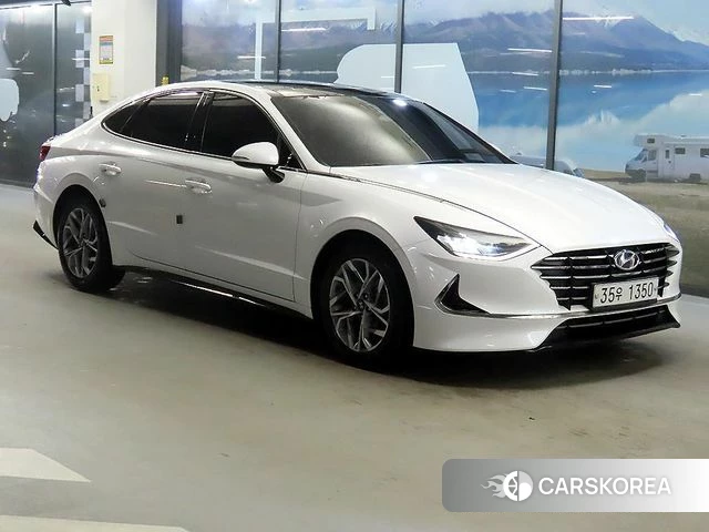 Hyundai Sonata (DN8) 2019 Белый из Кореи