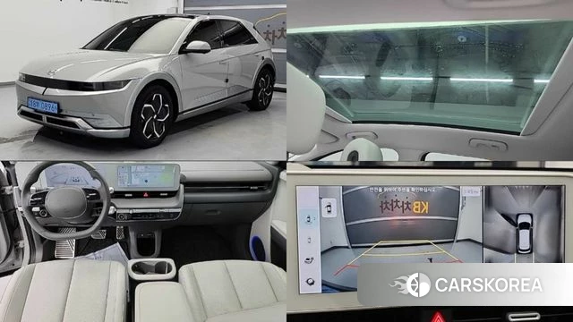 Hyundai Ionic 5 2023 Серебристо-серый из Кореи