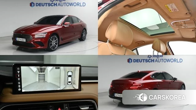 Genesis The New G70 2021 Красный из Кореи