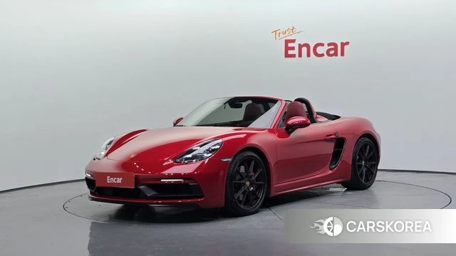 Porsche 718 Boxster 2022 Красный из Кореи