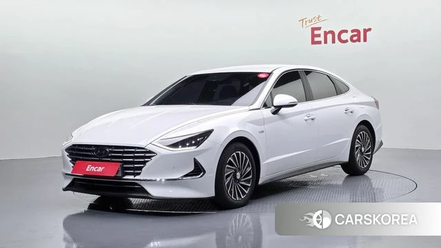 Hyundai Sonata Hybrid (DN8) 2019 Белый из Кореи