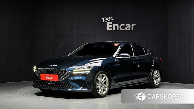 Genesis The New G70 2022 Темно-зеленый из Кореи